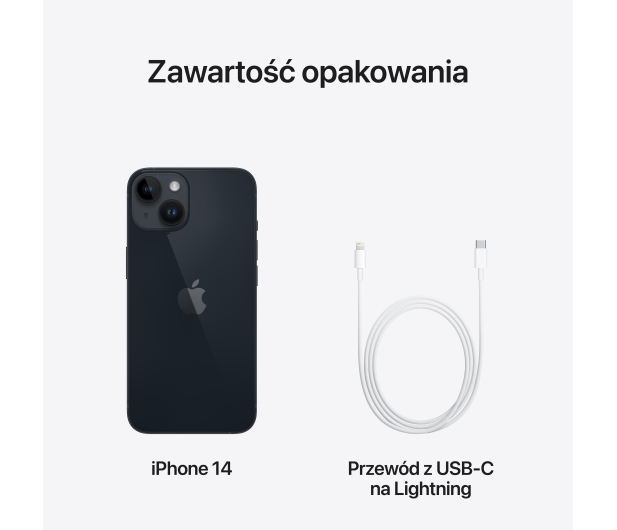 Apple SMARTFON APPLE iPhone 14 128GB Czarny MPUF3PX/A # - 1467418 - zdjęcie 9